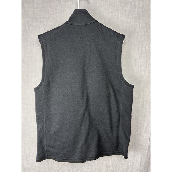 PATAGONIA MEN'S BETTER SWEATER FLEECE VEST - SIZE LARGE Black - Picture 4 of 6